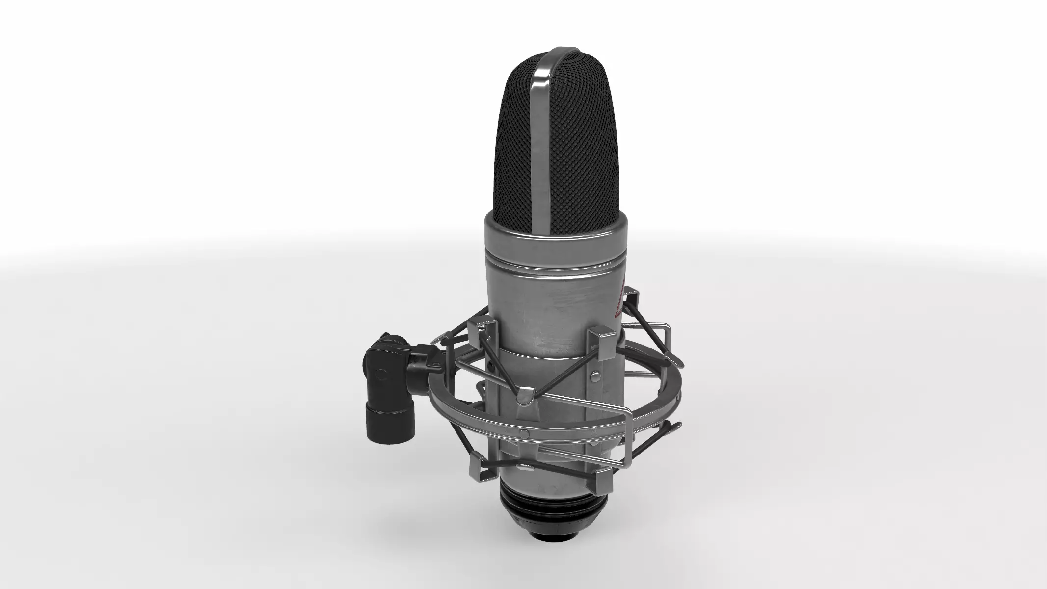 studio microphone 3D model_0