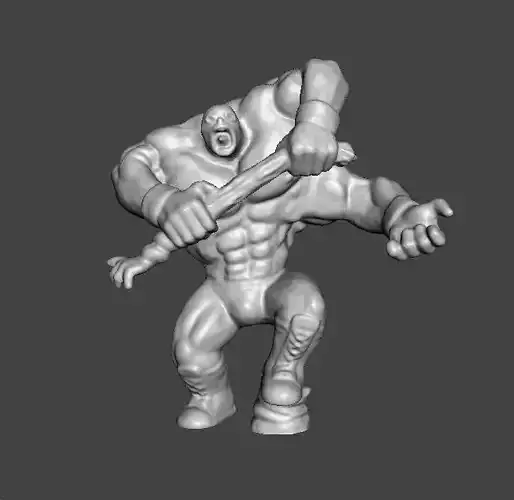 MUTANT LUCHADOR WRESTLER MINIATURE FIGURE FANTASY HORROR RPG DND