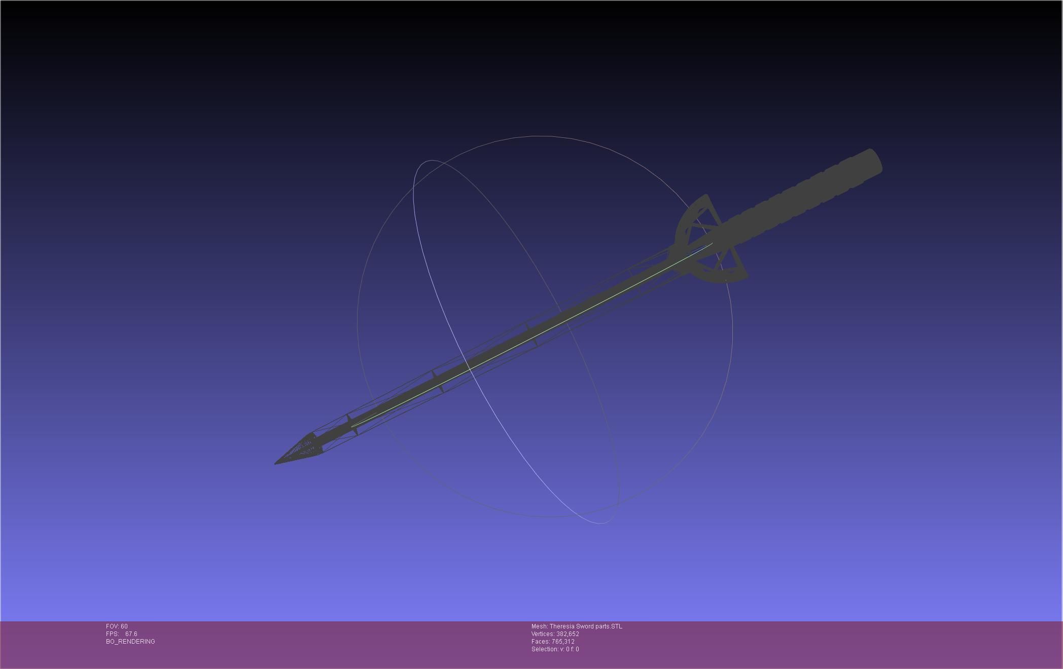 Re Zero Theresia Van Astrea Sword 3D print model_82