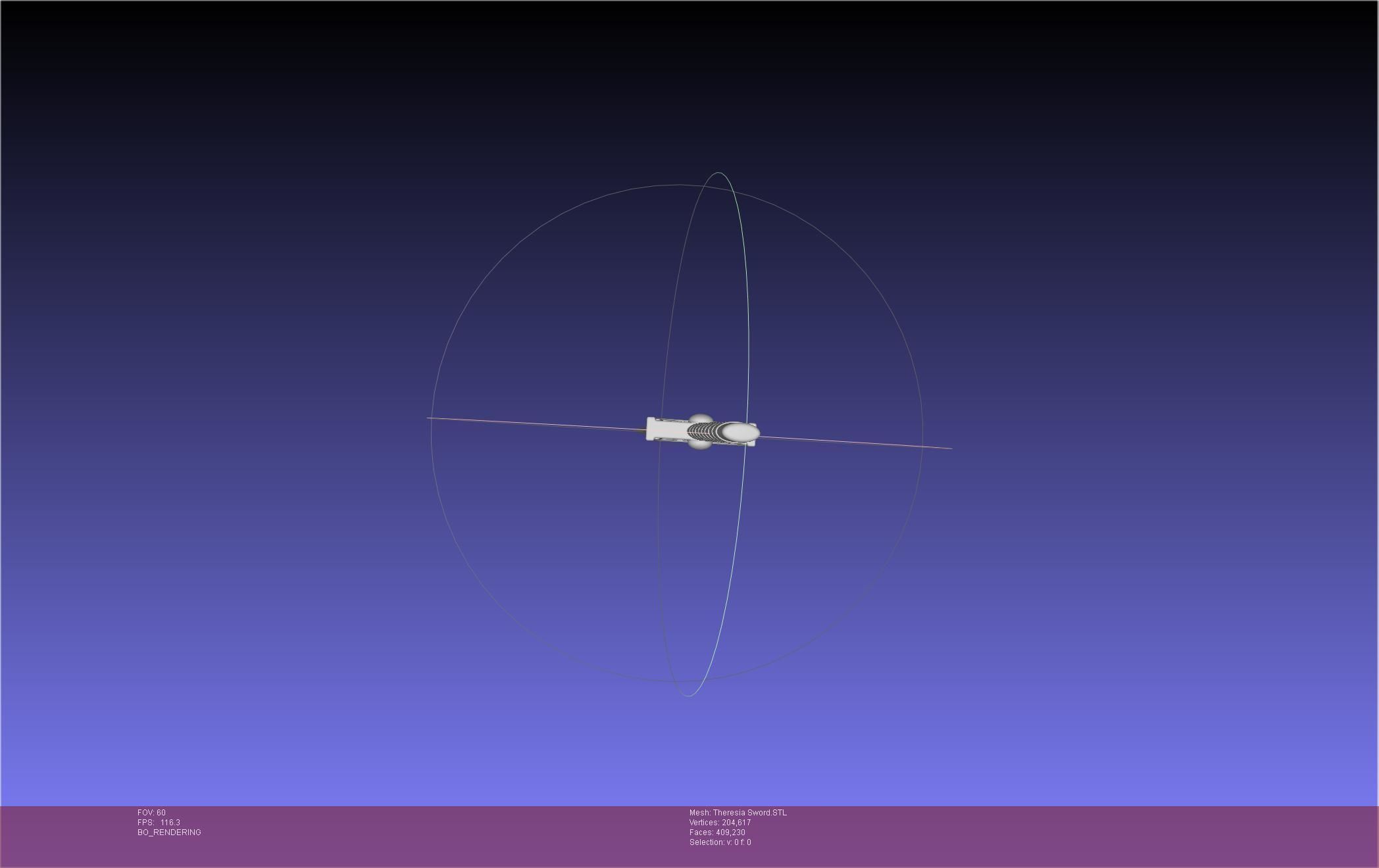 Re Zero Theresia Van Astrea Sword 3D print model_17