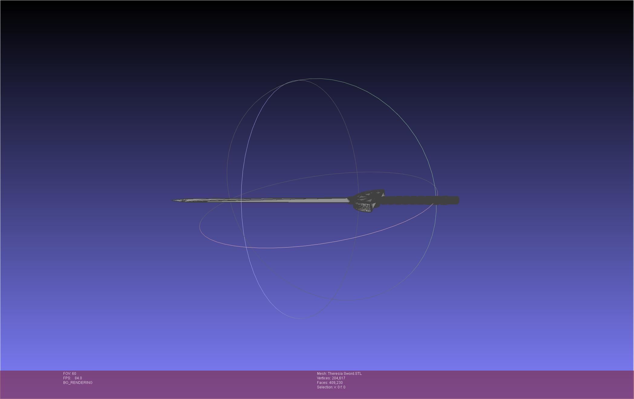 Re Zero Theresia Van Astrea Sword 3D print model_30