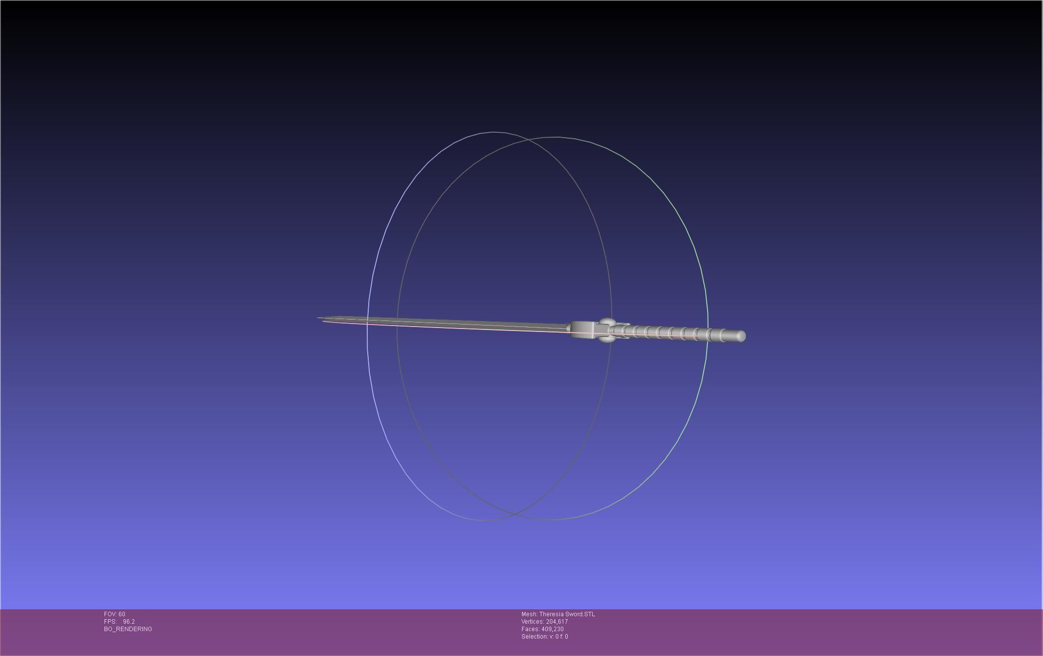 Re Zero Theresia Van Astrea Sword 3D print model_18