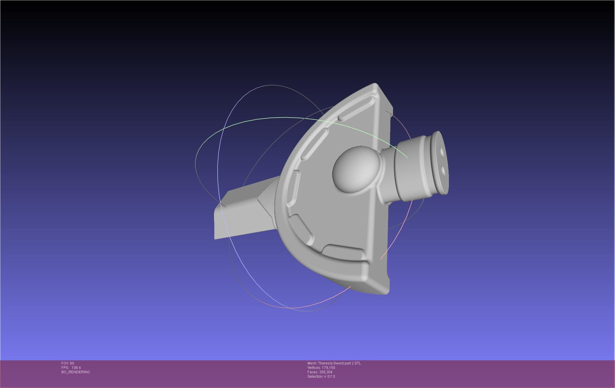 Re Zero Theresia Van Astrea Sword 3D print model_49