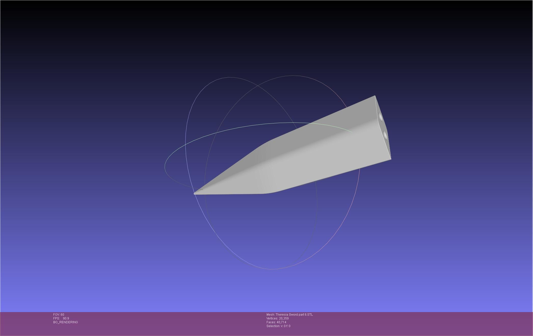 Re Zero Theresia Van Astrea Sword 3D print model_72