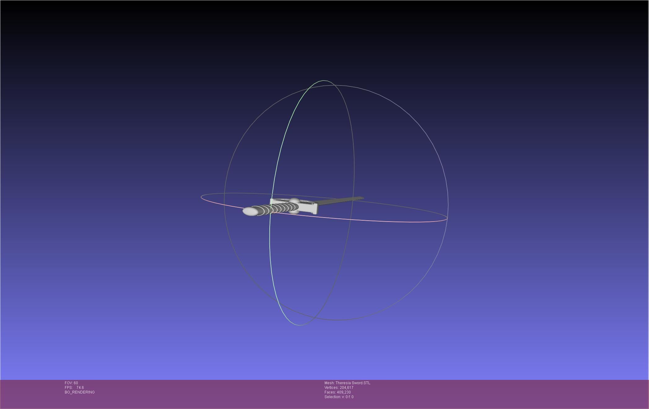 Re Zero Theresia Van Astrea Sword 3D print model_16