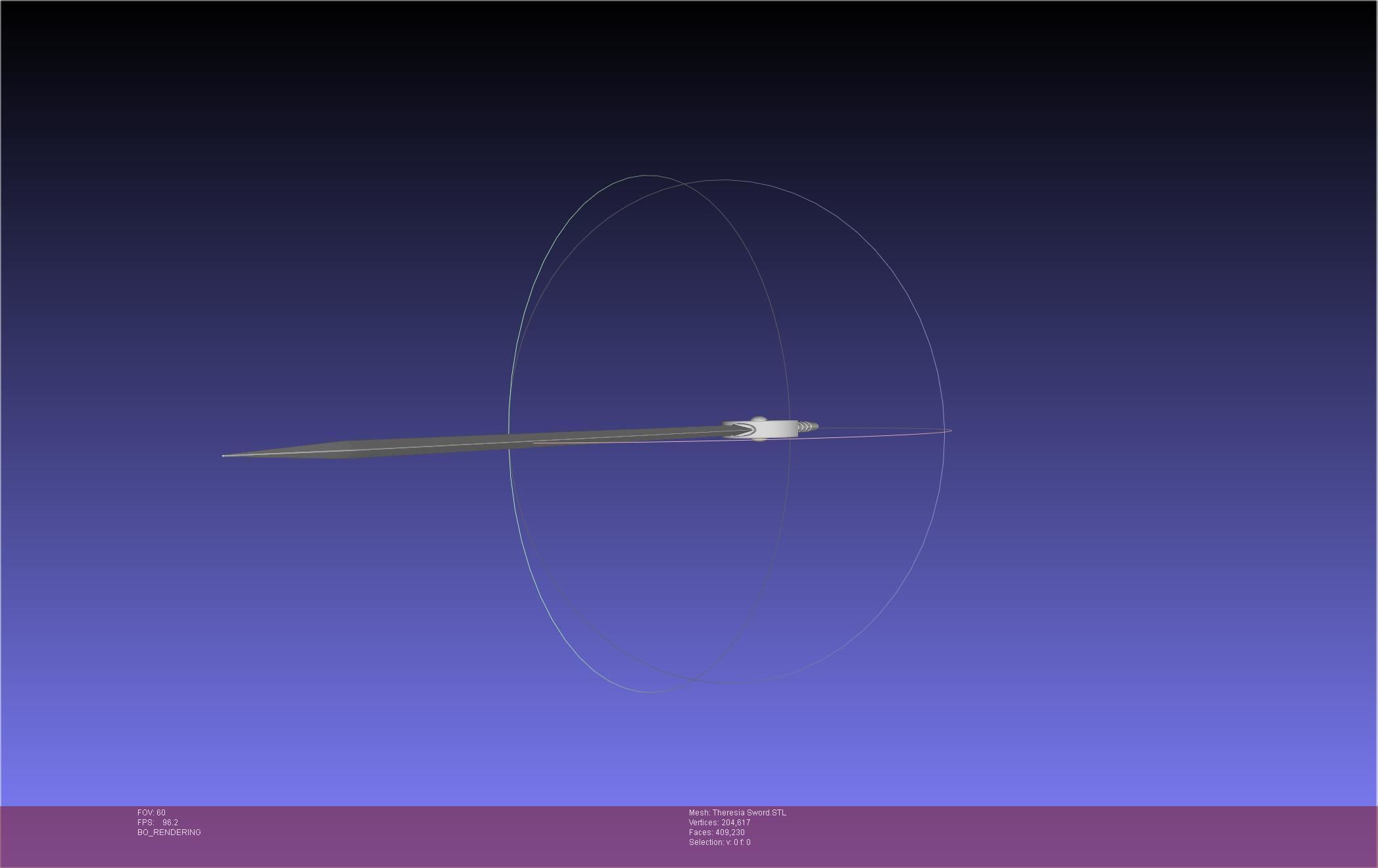 Re Zero Theresia Van Astrea Sword 3D print model_20