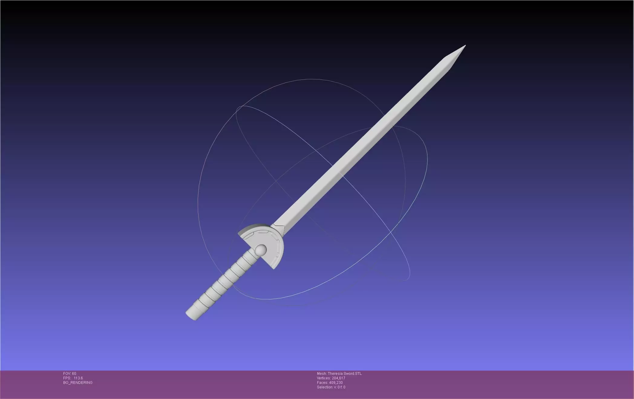 Re Zero Theresia Van Astrea Sword 3D print model_0