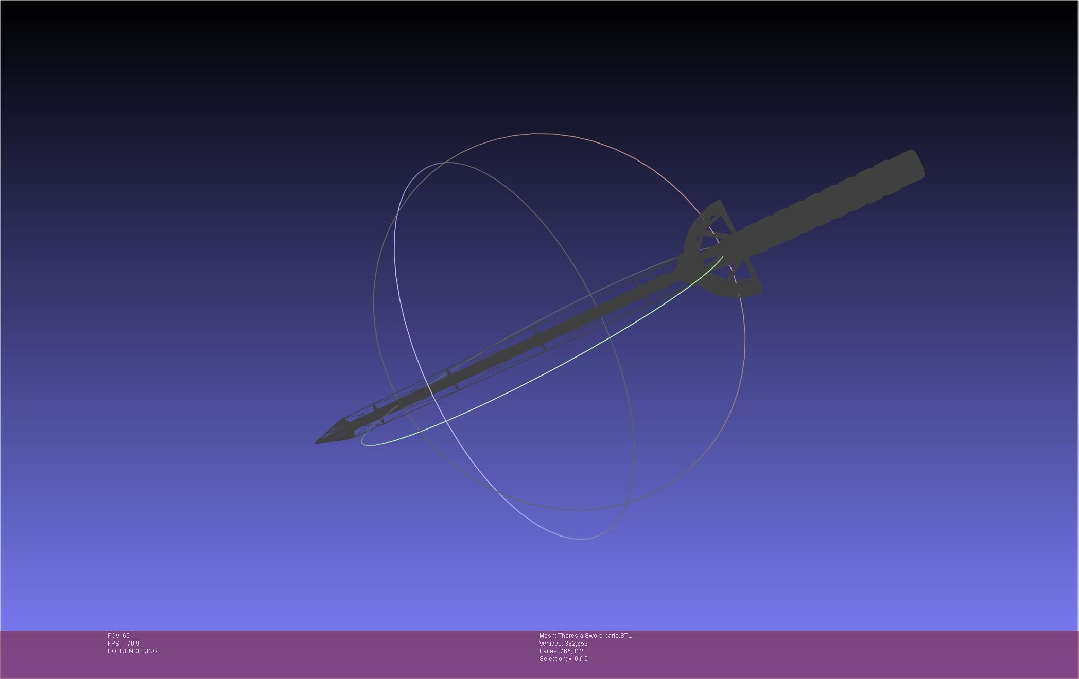 Re Zero Theresia Van Astrea Sword 3D print model_83