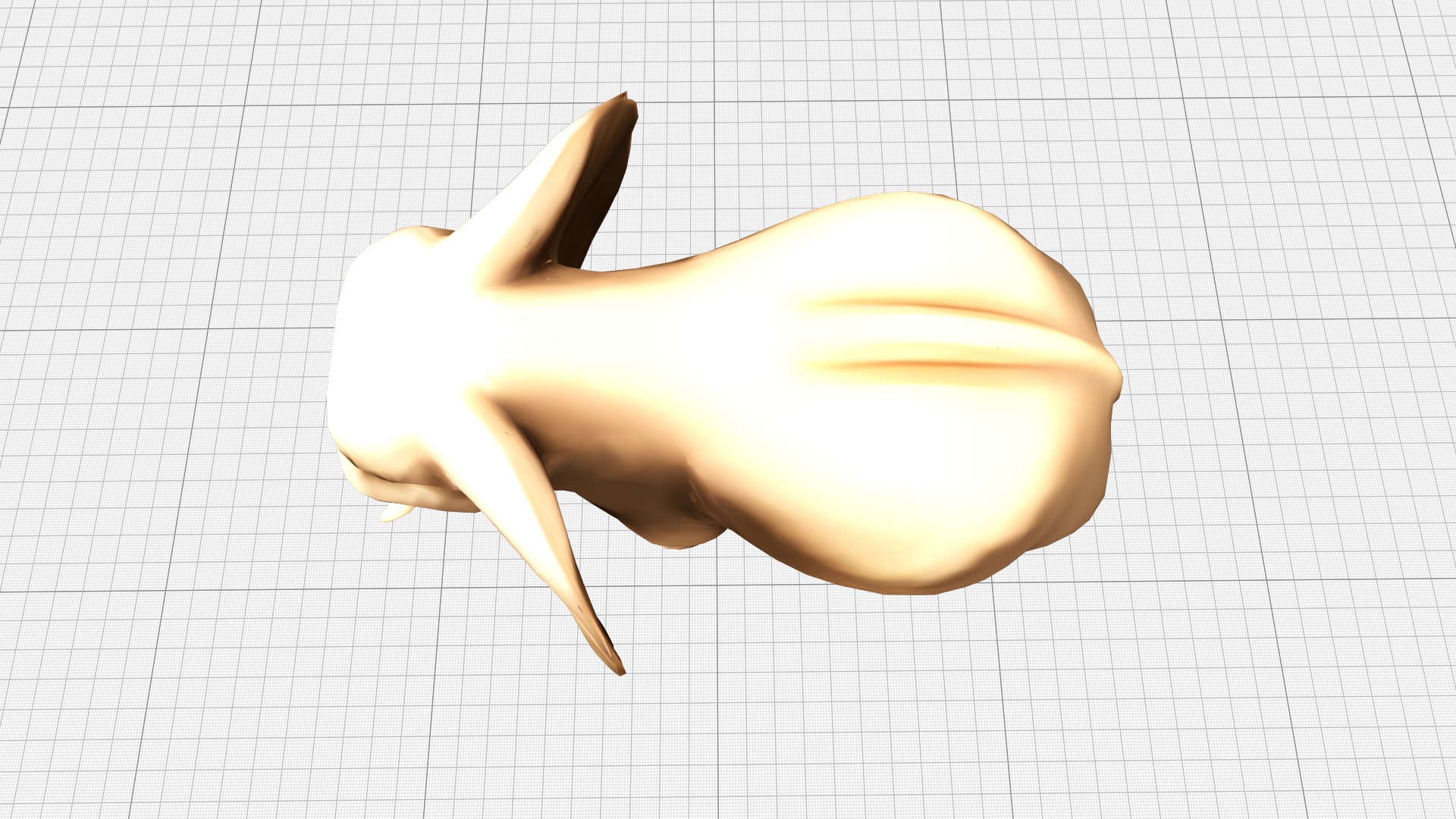 Elephant Realistic Lowpoly Low-poly 3D model_7