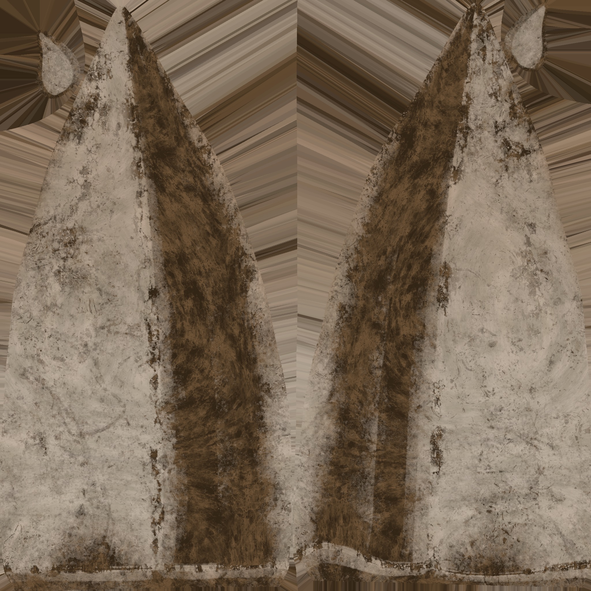 rolled horns 3D model_6