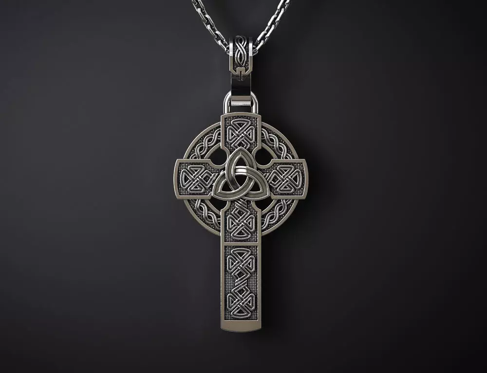 CELTIC CROSS PENDANT 3D print model