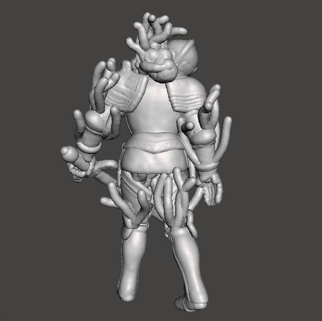 RE4 ARMOR KNIGHT PLAGA MINIATURE MODEL HORROR FANTASY GAMES RPG 3D print model_5