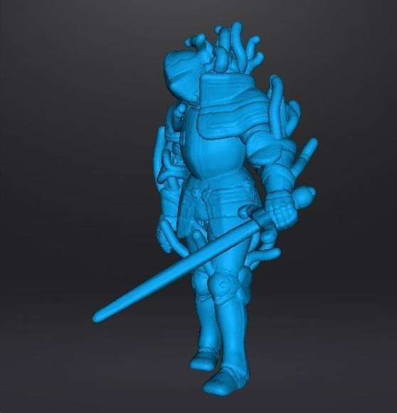 RE4 ARMOR KNIGHT PLAGA MINIATURE MODEL HORROR FANTASY GAMES RPG 3D print model_10