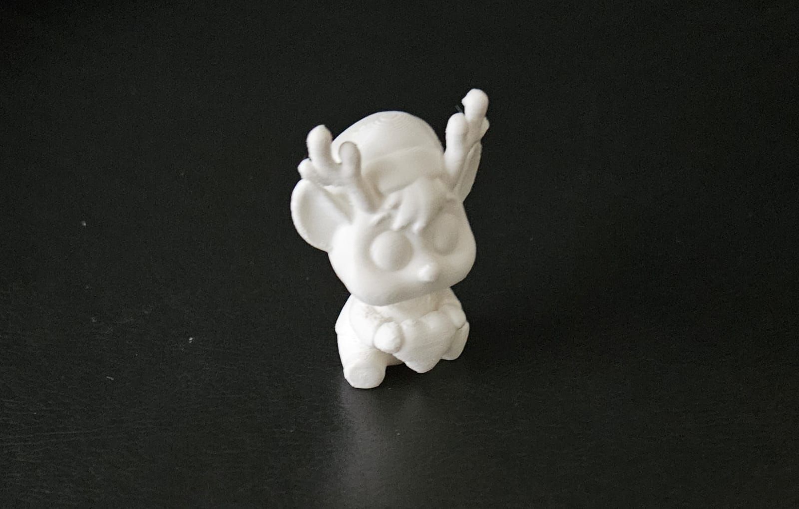 Heart Xmas Reindeer 3D print model_5