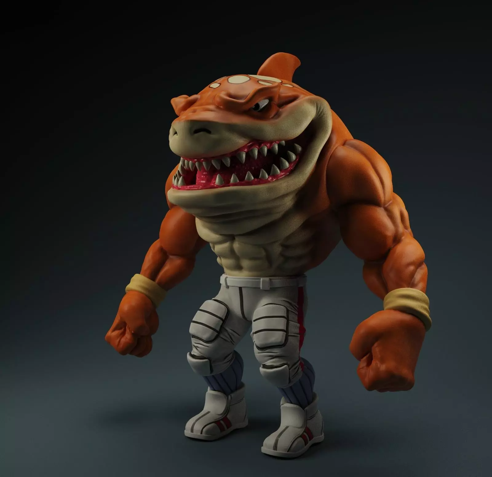 Street Sharks Big Slammu 3D print model_0