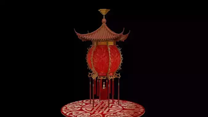 Chinese red palace lantern 