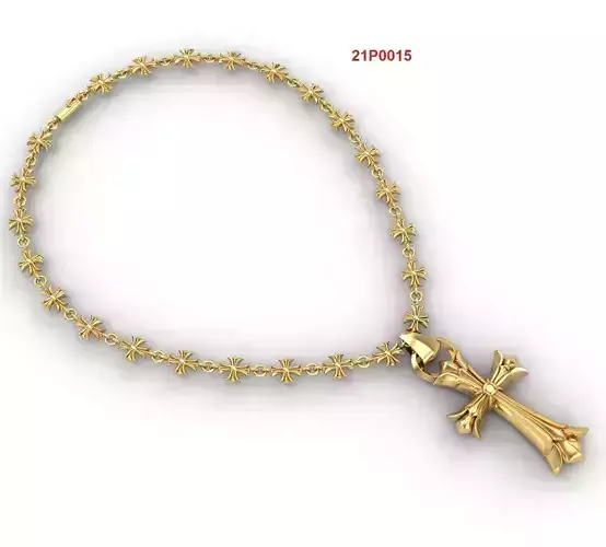 Cross Pendant and Chain