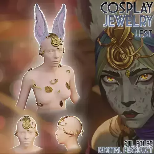 Lest Jewelry Accessories Cosplay Set Arcane League of Legends