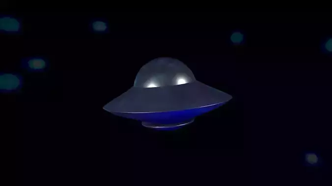 UFO Model  HighPoly 