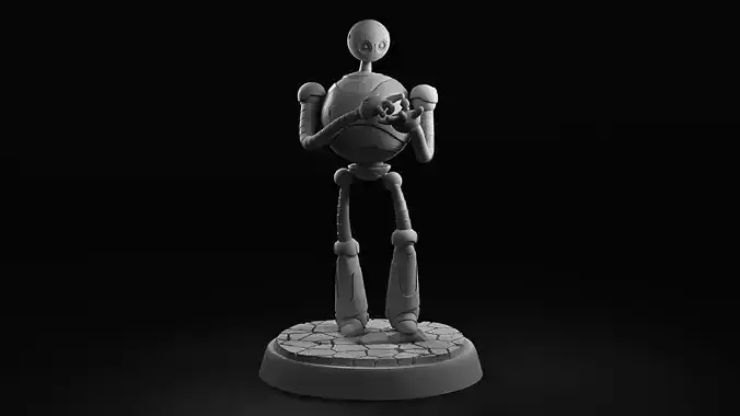 Roz figure 3D printing from The Wild Robot 3D print model