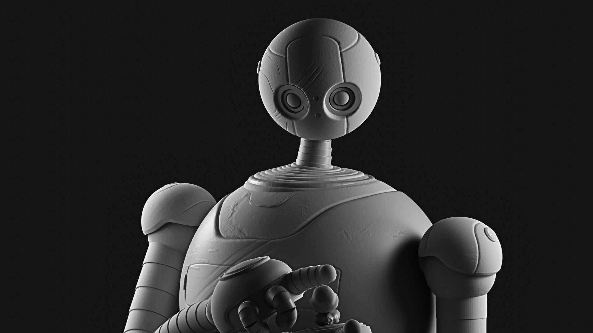 Roz figure 3D printing from The Wild Robot 3D print model_3