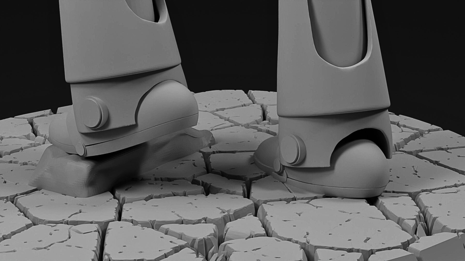 Roz figure 3D printing from The Wild Robot 3D print model_8