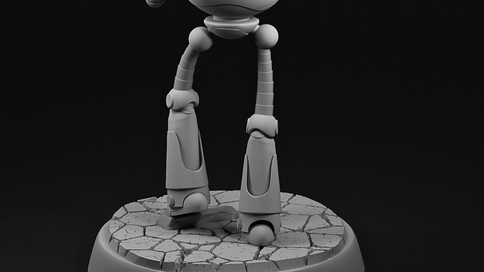 Roz figure 3D printing from The Wild Robot 3D print model_6