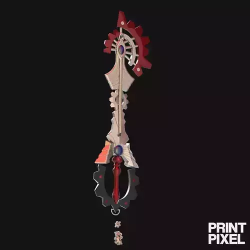 Void Gear Keyblade - Kingdom Hearts 3D print model