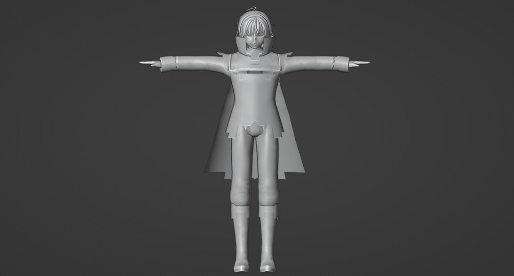 Anime Boy 3D Model Low-poly 3D model_3