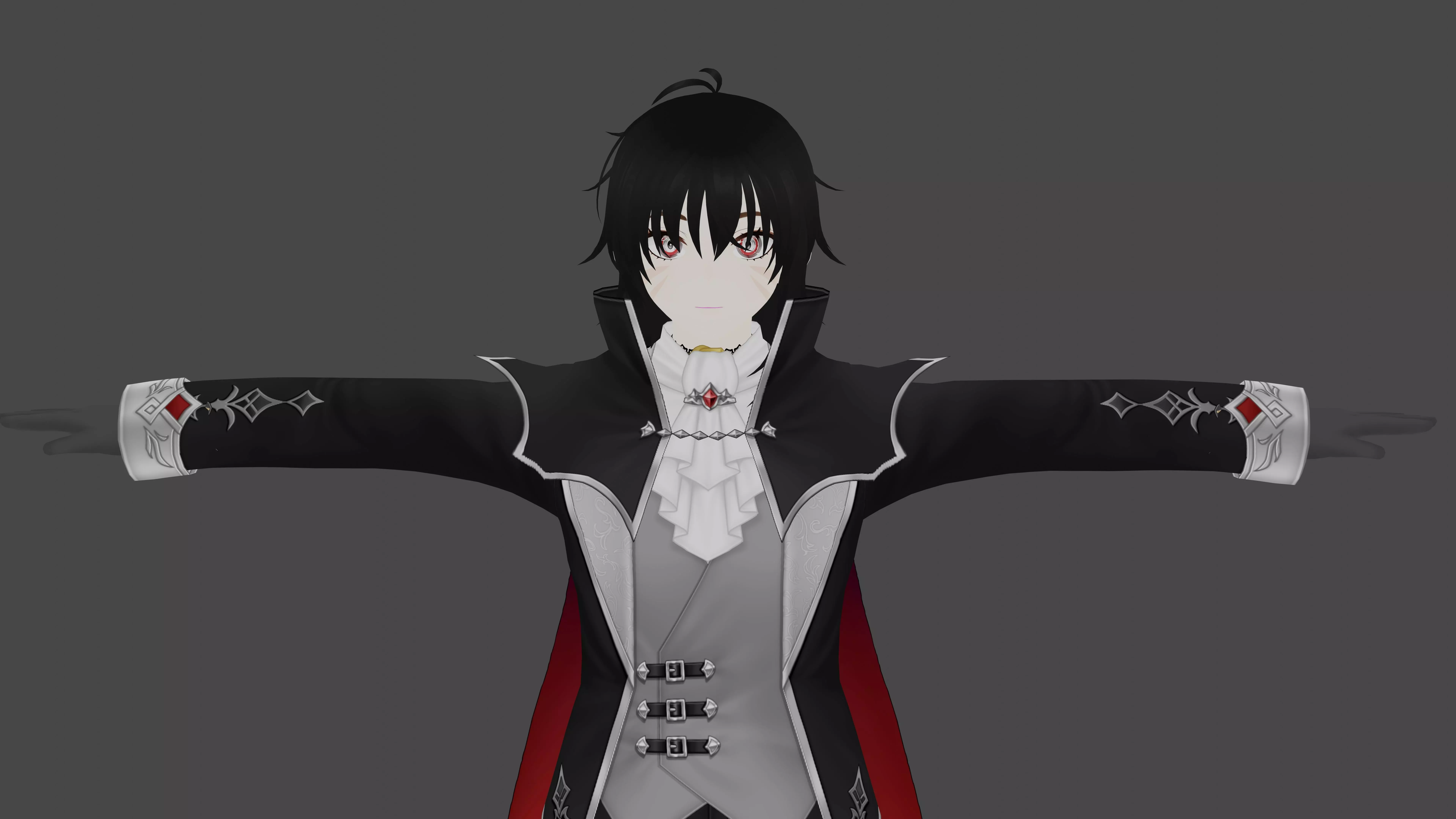 Anime Boy 3D Model Low-poly 3D model_0