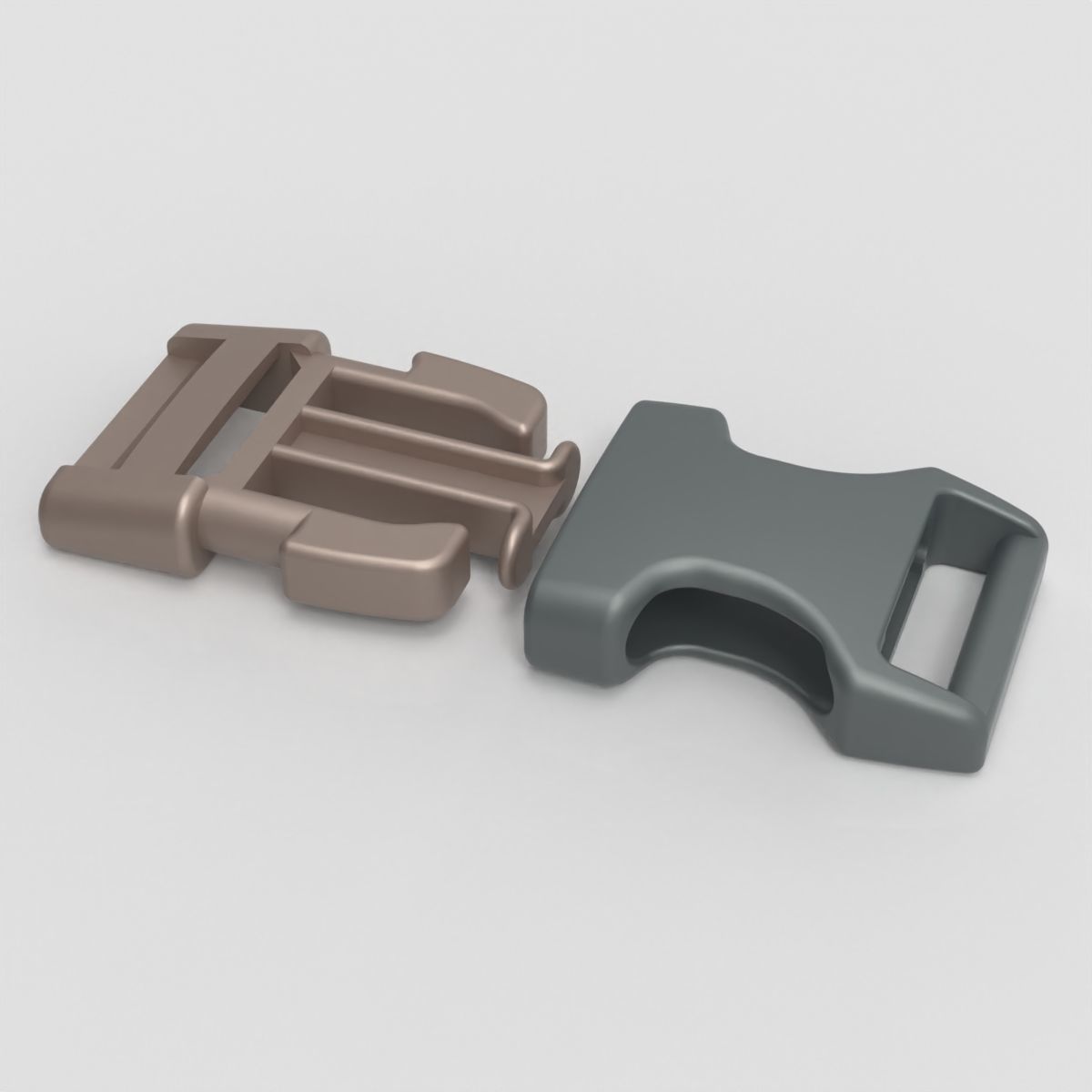 Snap Buckle 3D print model_11