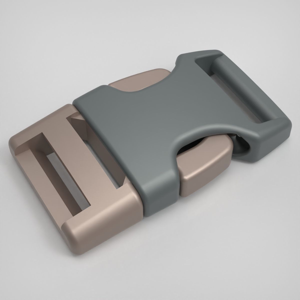 Snap Buckle 3D print model_9