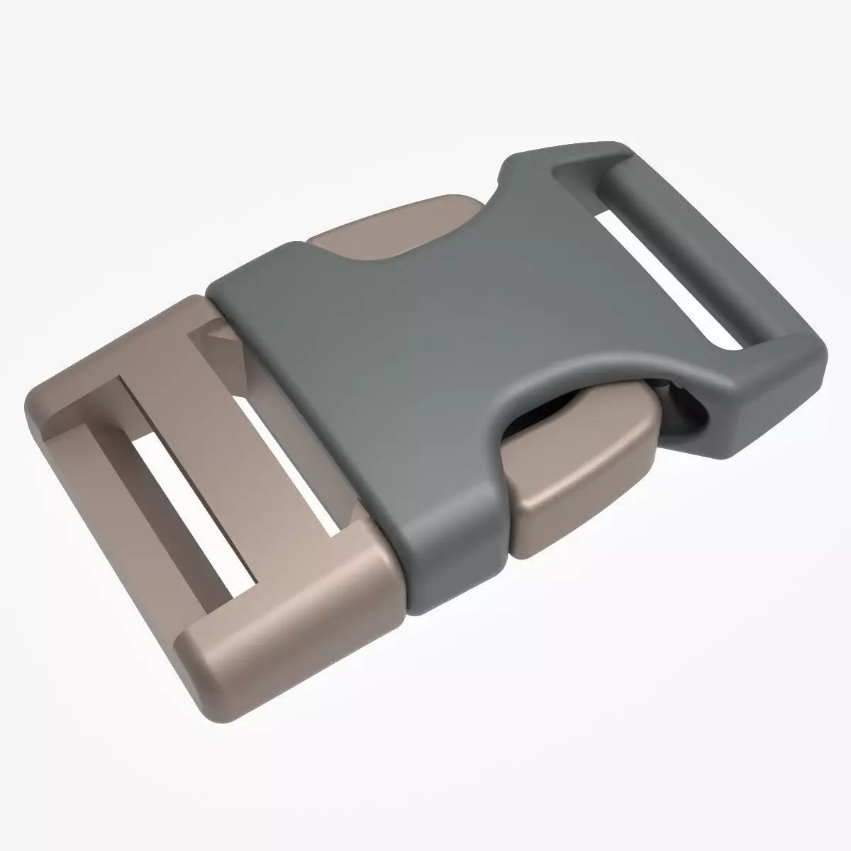 Snap Buckle 3D print model_0