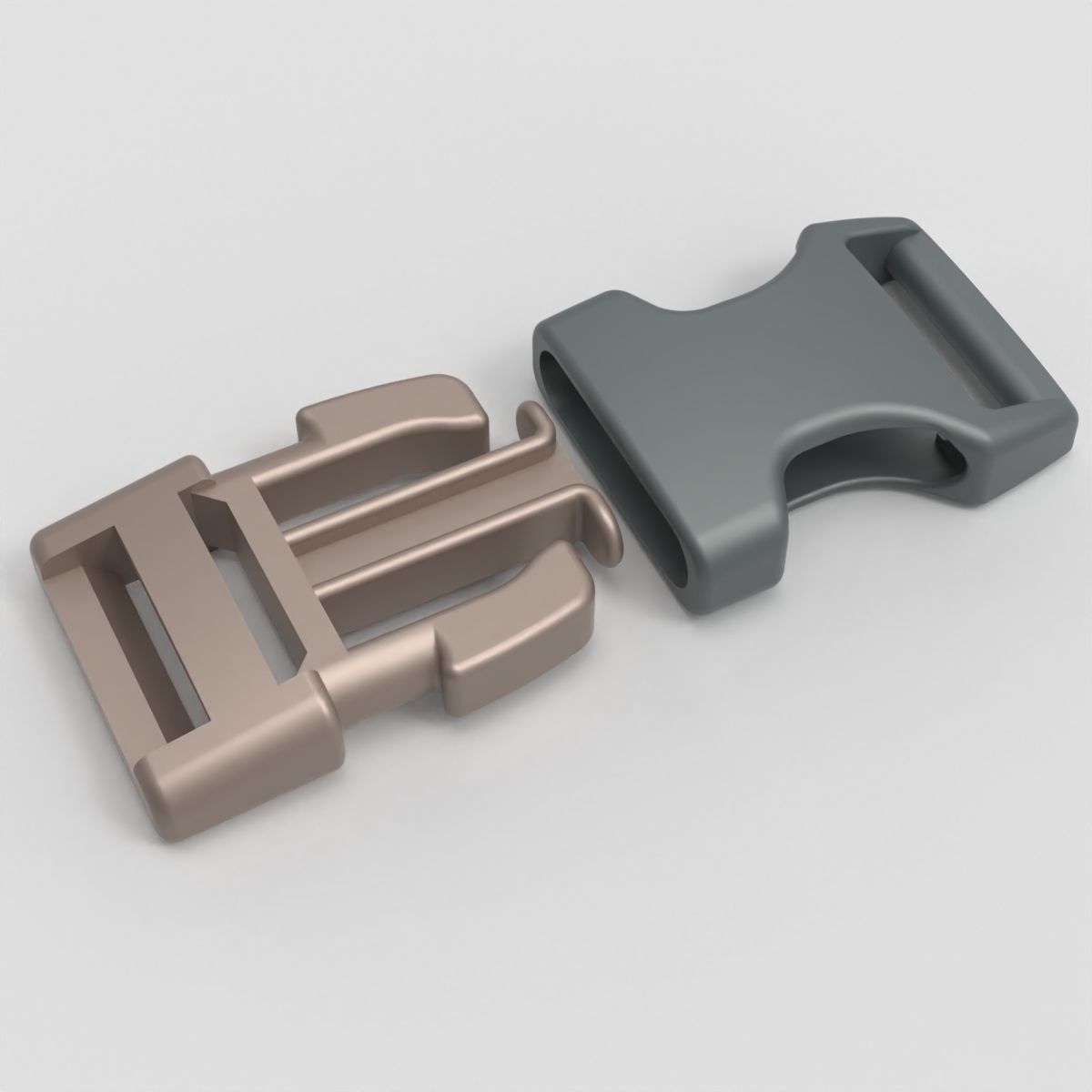Snap Buckle 3D print model_2