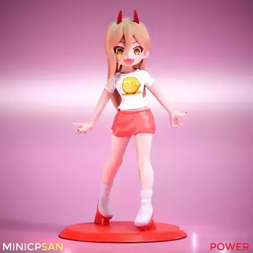 Mini Power Casual Outfit 03 - Chainsaw Man Anime Figure