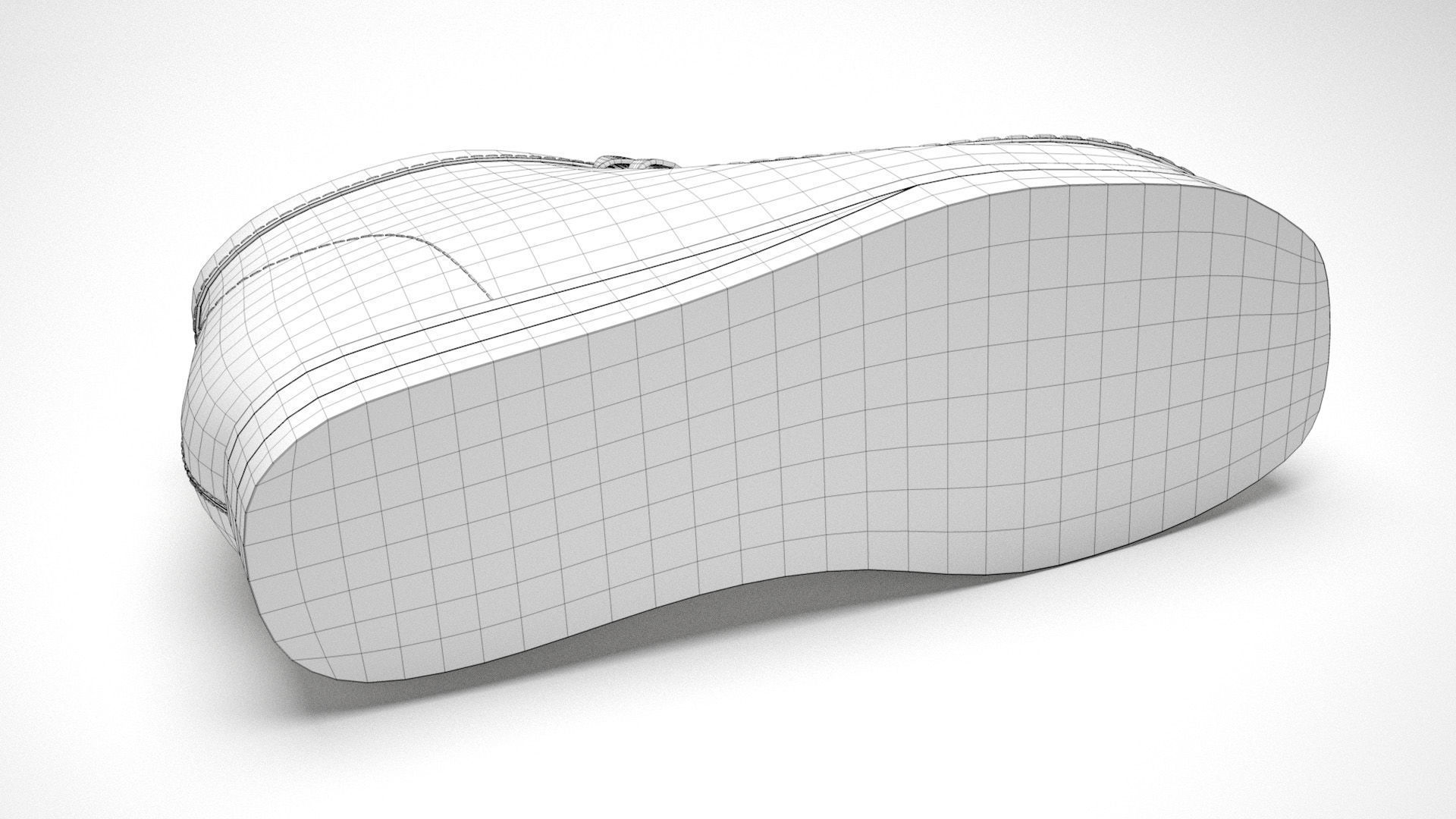 Clarks Wallabee Boots Mid Tan Leather 3D model_16