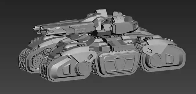 tank for military 3D model