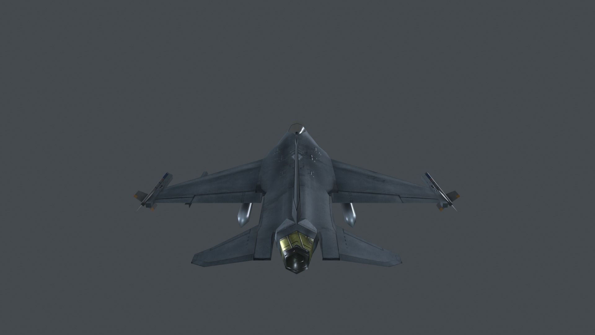 Asset - Army - F16A Fighting Falcon - 3D MODEL Low-poly Low-poly 3D model_51