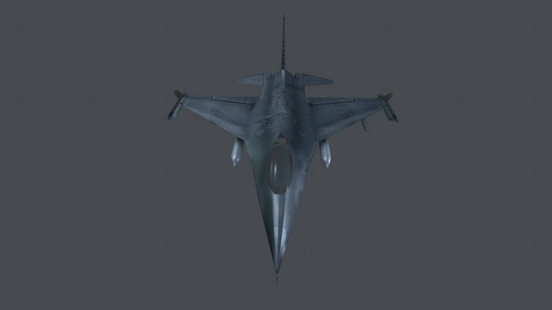 Asset - Army - F16A Fighting Falcon - 3D MODEL Low-poly Low-poly 3D model_49