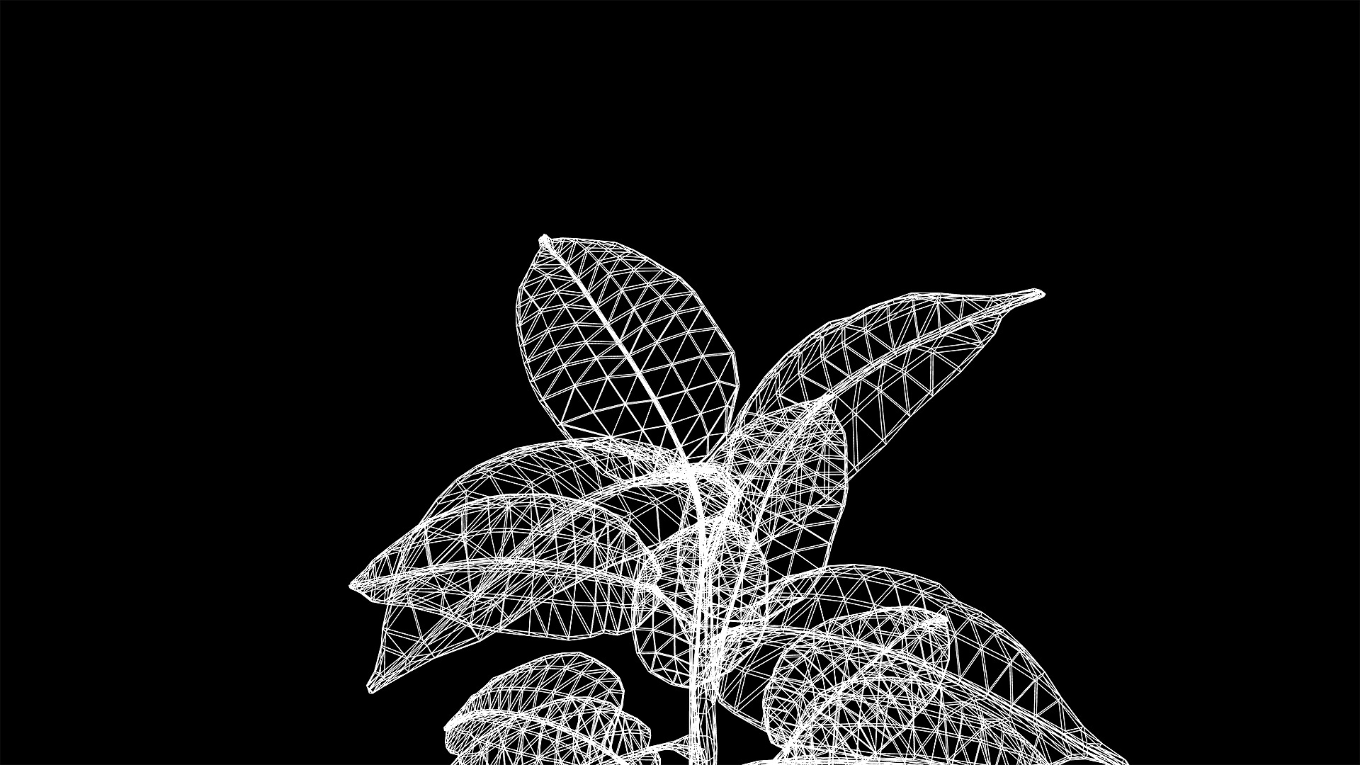 Ornate Flower Table DIEFFENBLOOM Low-poly 3D model_16