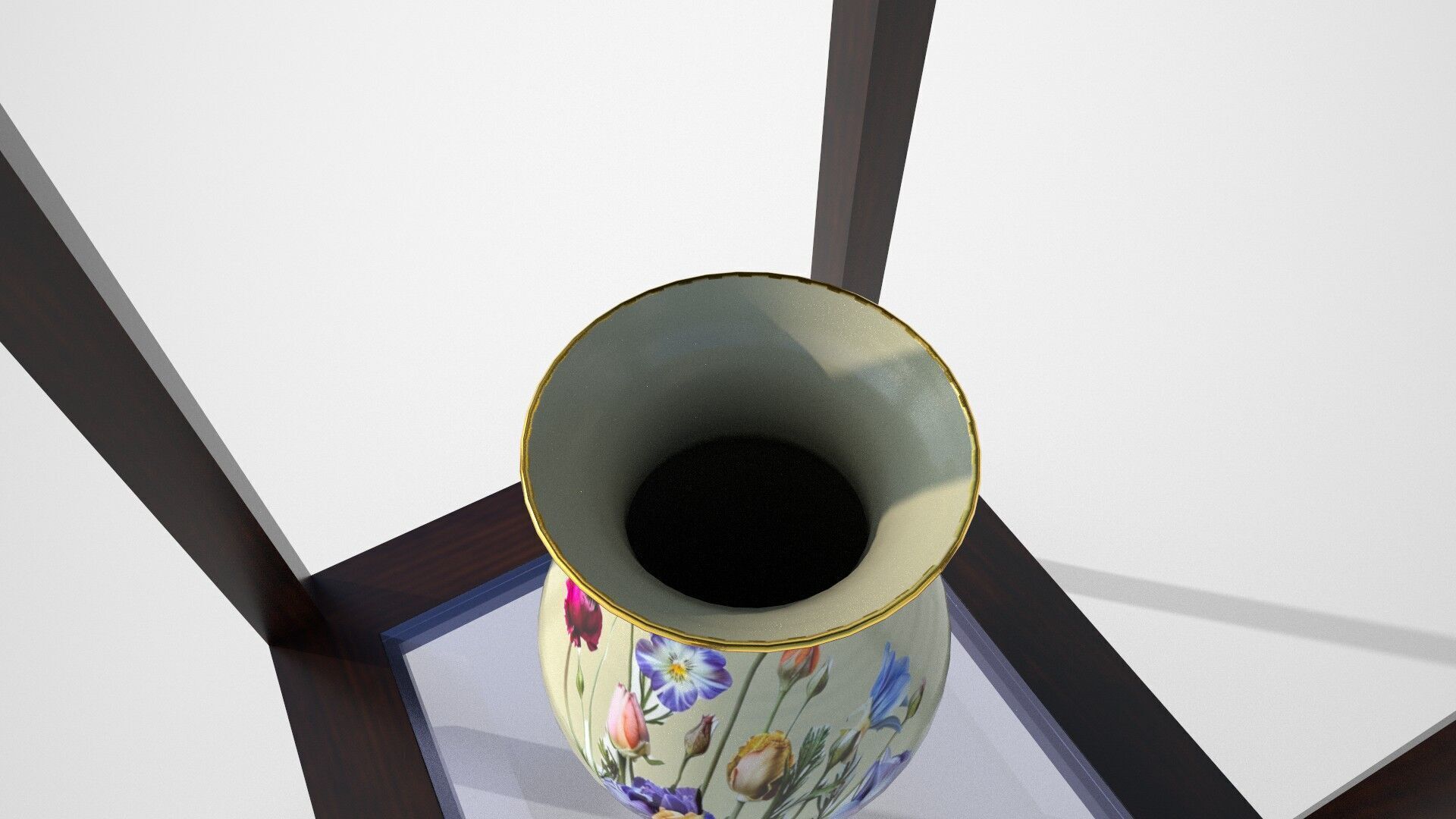 Ornate Flower Table DIEFFENBLOOM Low-poly 3D model_14