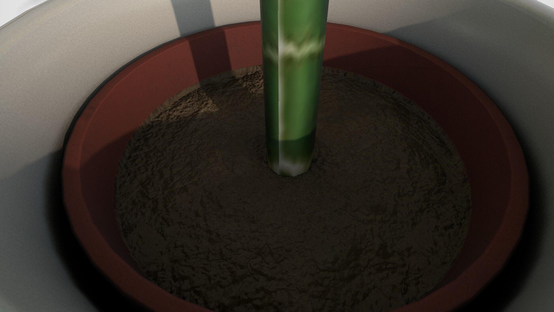 Ornate Flower Table DIEFFENBLOOM Low-poly 3D model_5