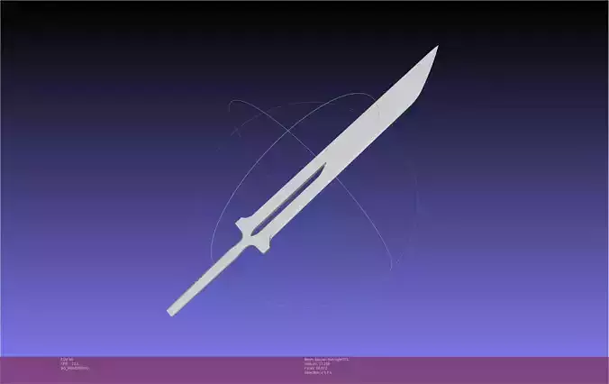 Bleach Sennen Kessen Hen Zangetsu Right Hand 3D print model