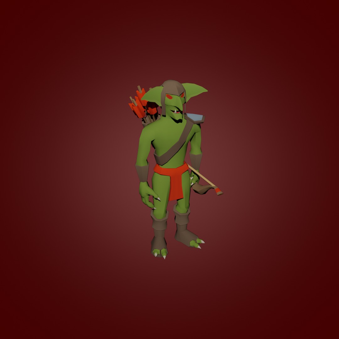 Goblins Game Ready  Low-poly 3D model_2