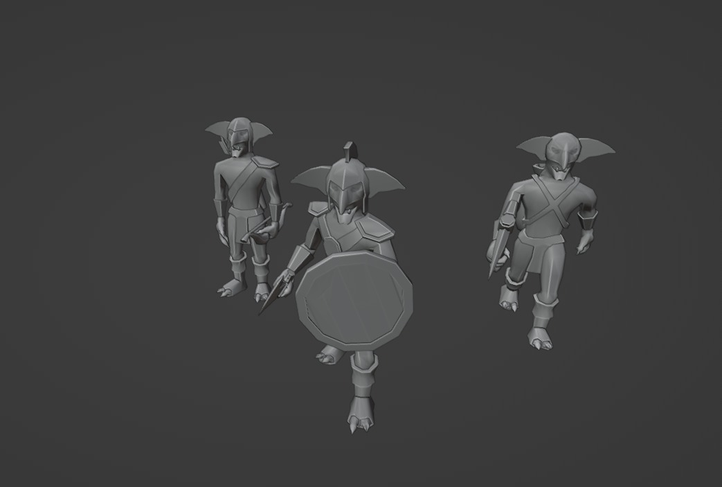 Goblins Game Ready  Low-poly 3D model_5