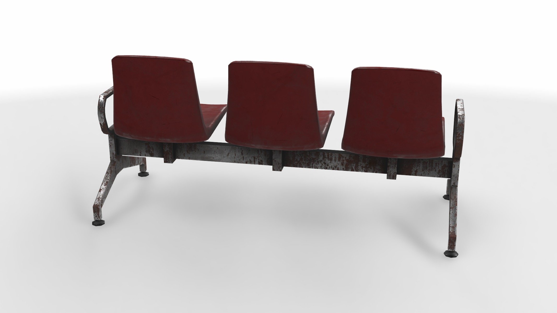 wating chair 3D model_2