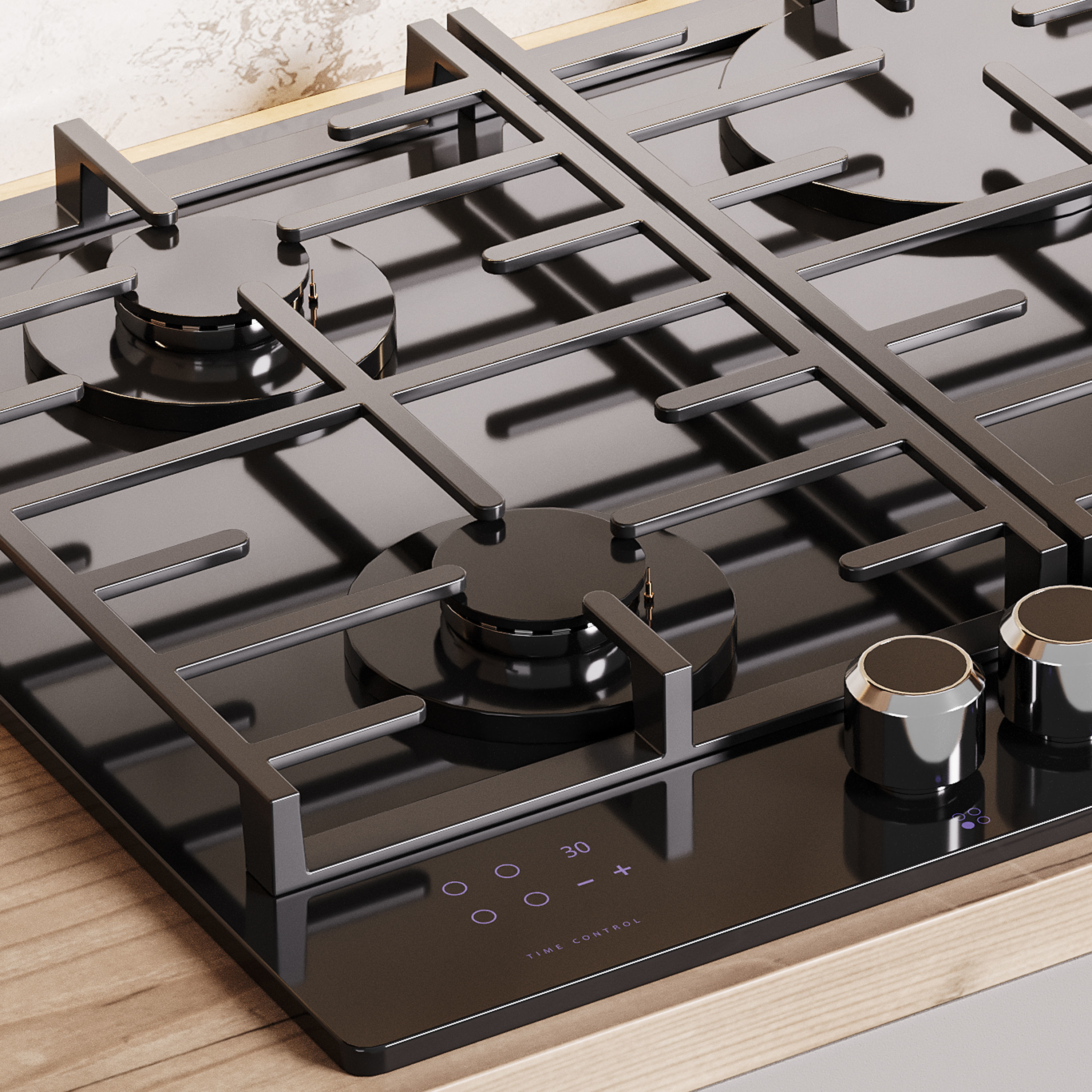 Modern kitchen 02 3D model_7