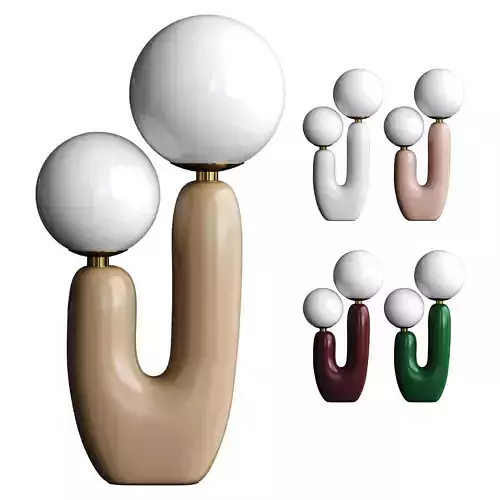 Desk lamp Low-poly 3D model