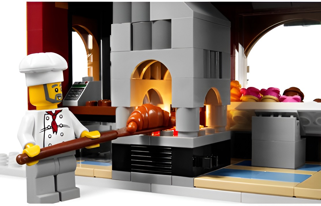PixelBricks3D - Lego  Winter Village Bakery 3D print model_3