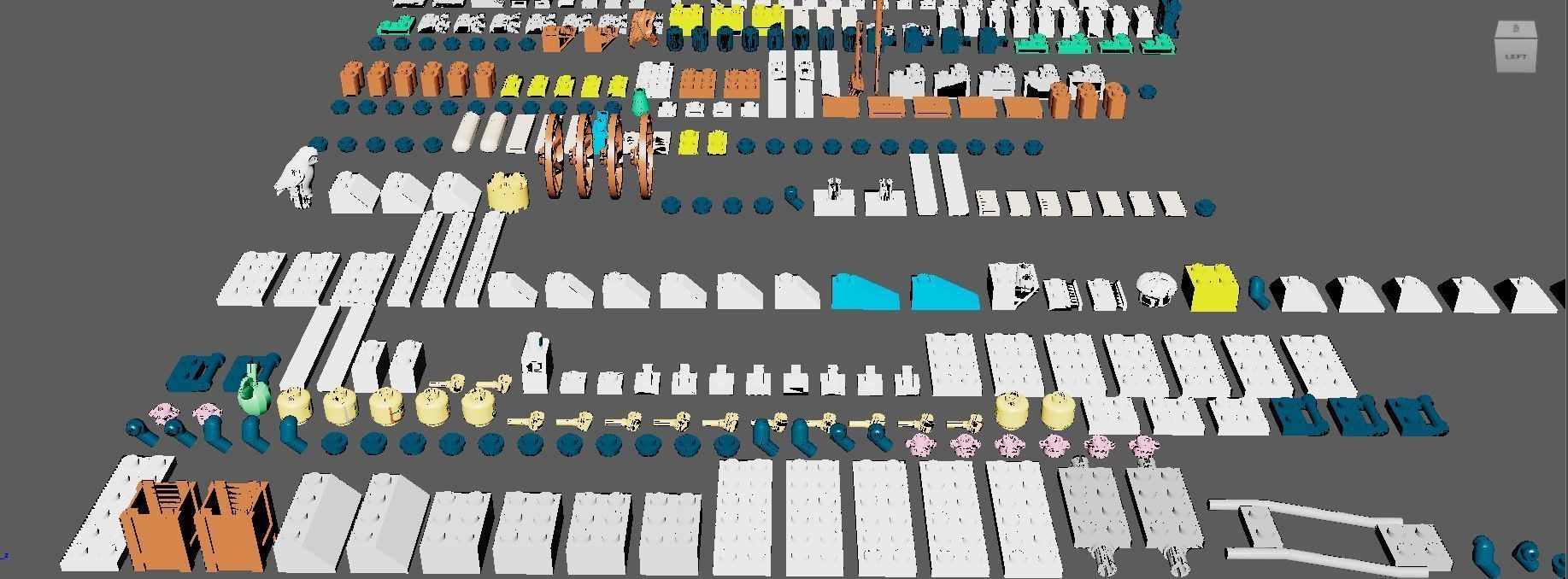 PixelBricks3D - Lego  Winter Village Bakery 3D print model_8